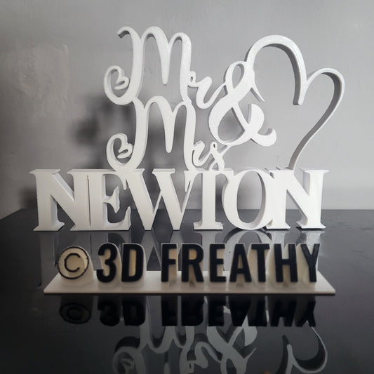 Personalised Wedding Sign