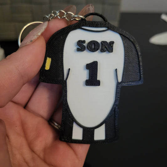 Newcastle United Back of the Shirt Players Keychain