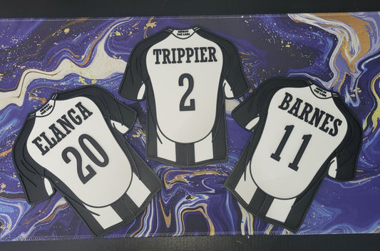 Newcastle United-Inspired Large Shirt Wall Décor (Back Design)