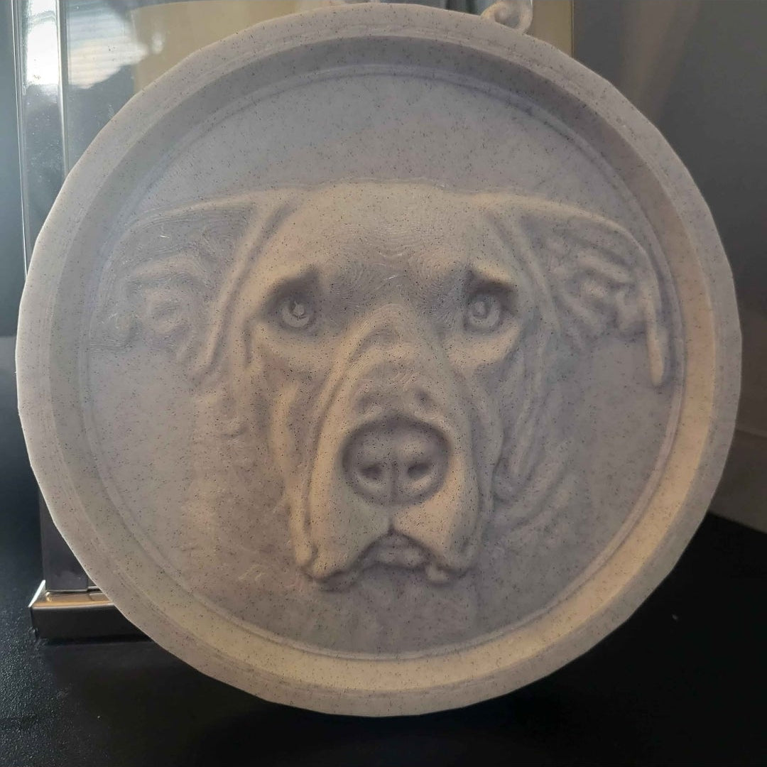 3D Printed Pet Memorial Plaque