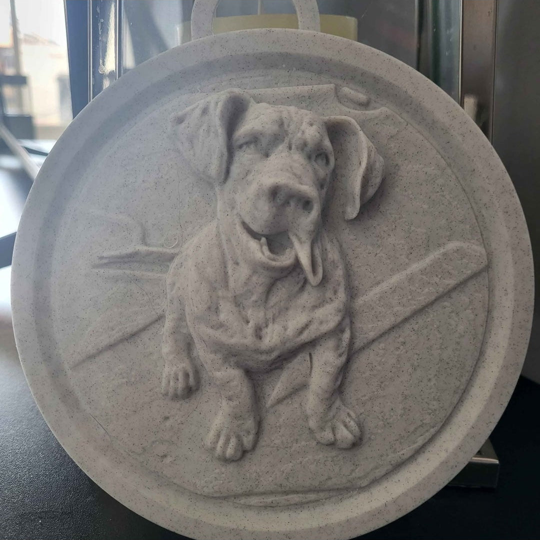 3D Printed Pet Memorial Plaque