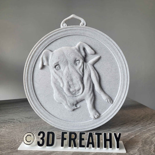 3D Printed Pet Memorial Plaque