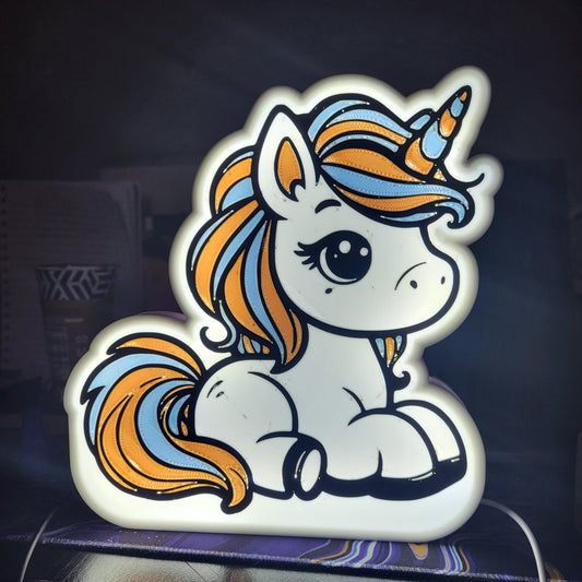 3D Printed Unicorn Lightbox