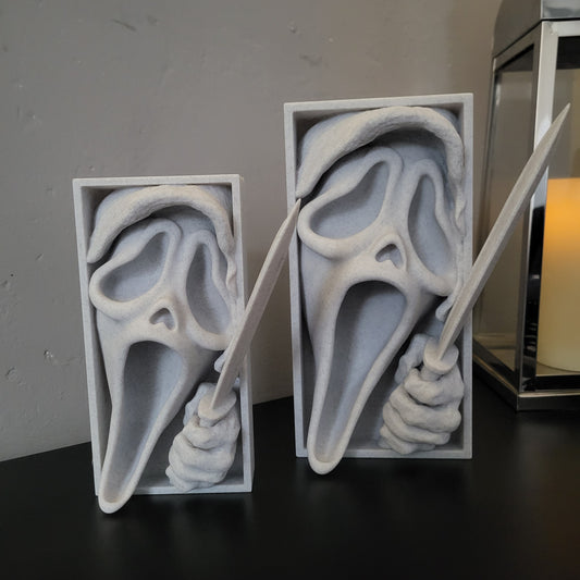 Ghost Face Wall Hanger / Book Nook