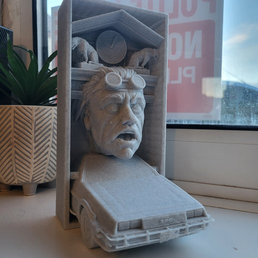 Doc - Back to the Future Wall Hanger / Book Nook